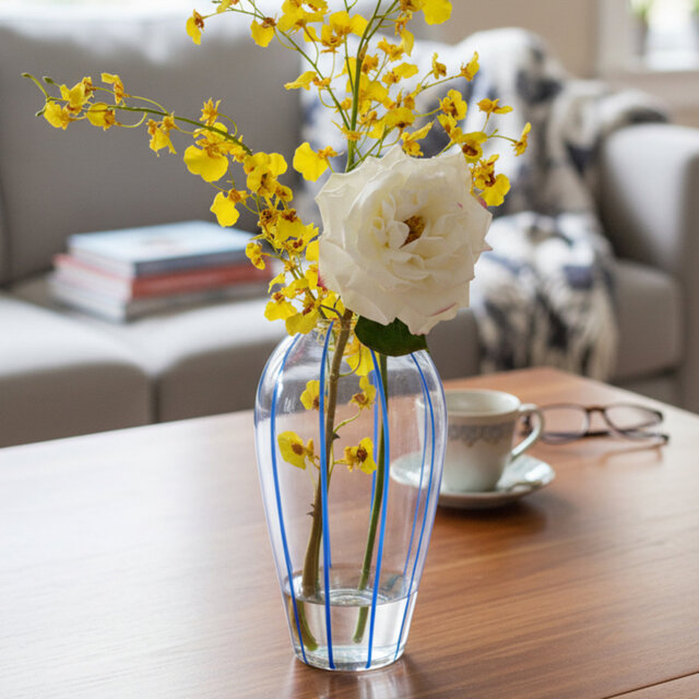 Linea Handmade Glass Table Vase