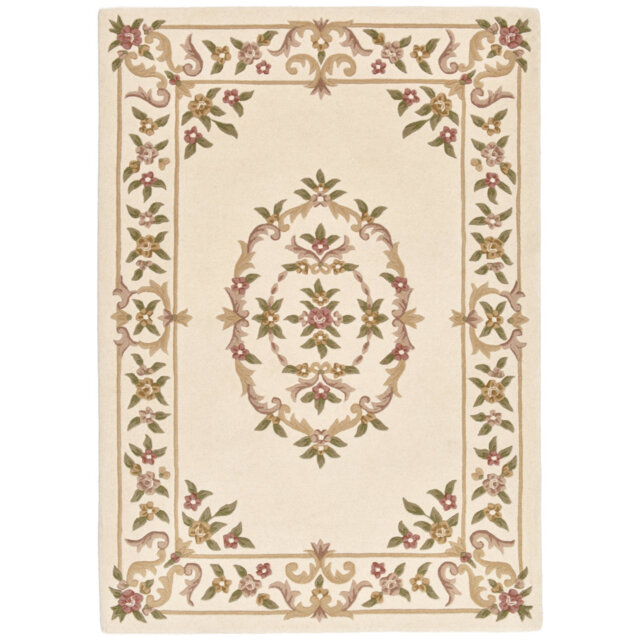Bloomingville Floral Wool Hand Tufted Area Rug