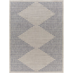 Masmoudi Indoor & Outdoor Boho Rug Blue/Ivory