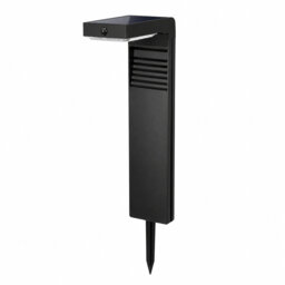 Satin Black Solar Powered Pathway Light