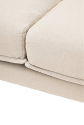 4 Seater Linen Sofa & Chaise
