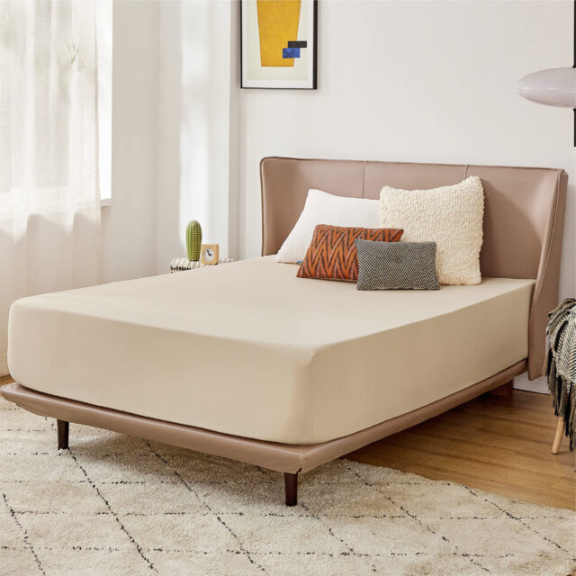 Bedsure Fitted Sheet Deep - Bed Sheets Extra Deep Pocket made of Soft Brushed Microfiber for Bed