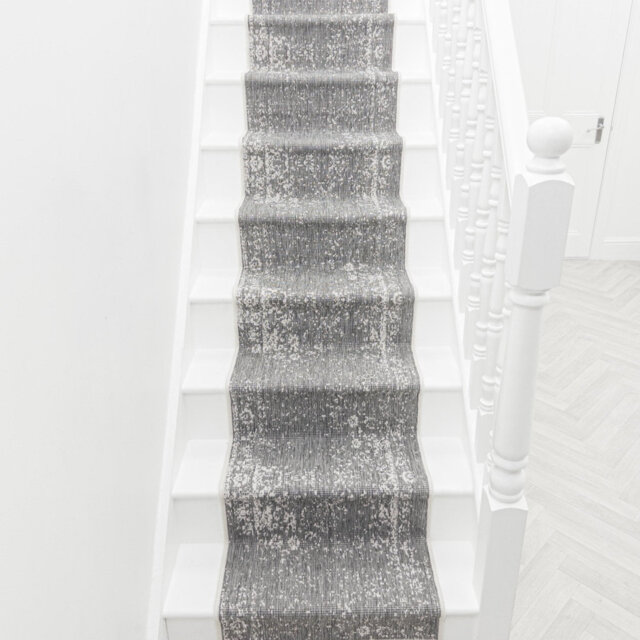 Tapestry Grey Stair Runner â Reversible, Durable & Hardwearing Carpet for Stairs & Staircases, Multiple Lengths