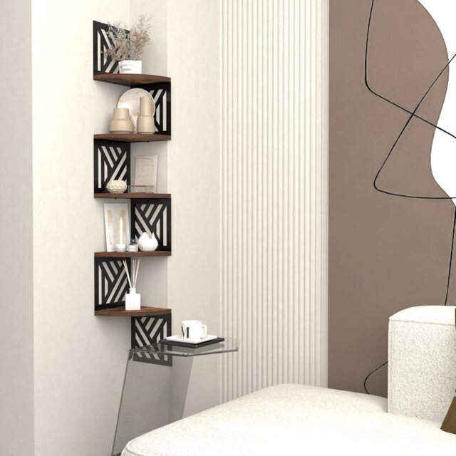 Iron Corner Shelf