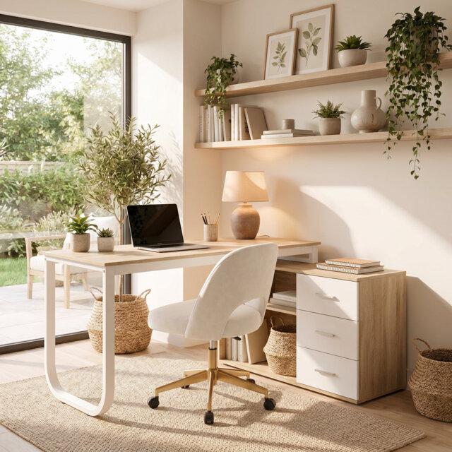 Bansri Commercial Use 145Cm W L-shaped Computer Desk