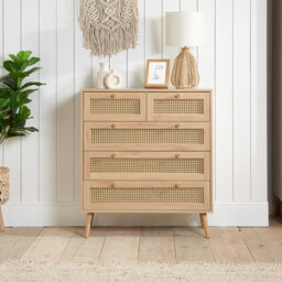 Noemi 85cm W 5 - Drawer Chest of Drawers