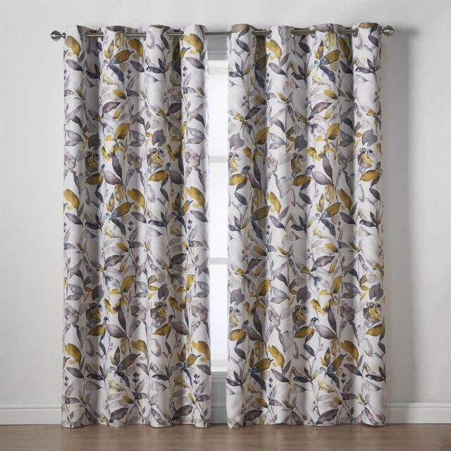 Kanab Giverny Room Darkening Eyelet Curtains