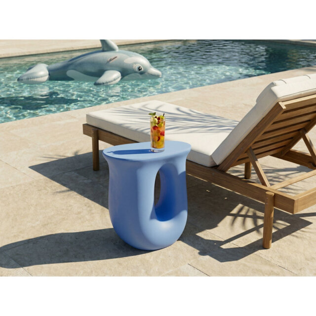 Pedestal End Table