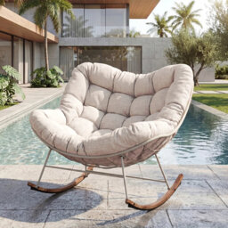 Powder Coated Steel Outdoor Chair