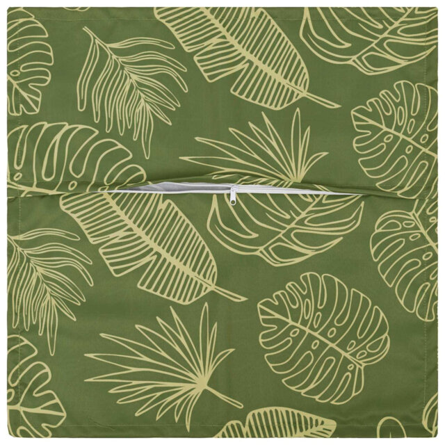 Leaf Design Cushion Cover