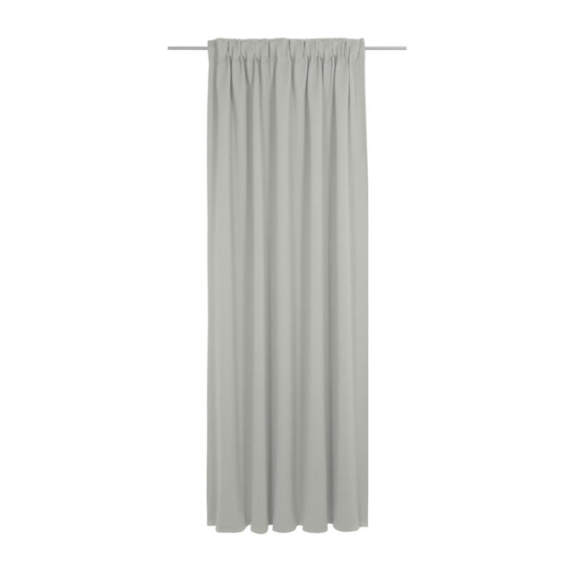 Uni Collection Light 100% Cotton Opaque Pinch Pleat Single Curtain Panel