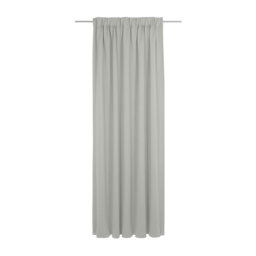Uni Collection Light 100% Cotton Opaque Pinch Pleat Single Curtain Panel