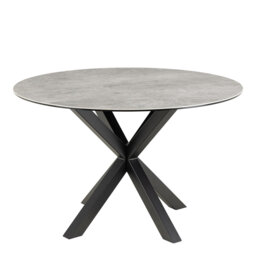 Harrisonburg Round Metal Base Dining Table