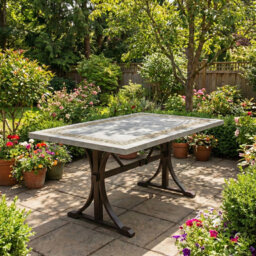 Burlington Garden Stone Mosaic Table
