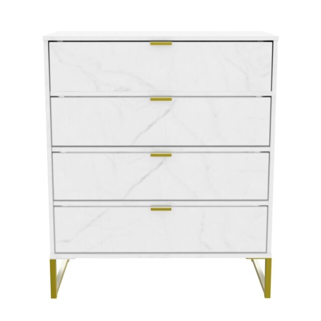 Fully Assembled Addilynne 4 Drawer 76.5Cm W Chest of Drawers