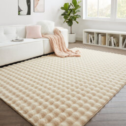 Bubble Design Luxury Area Rugs Soft Decorative Plush Rug for Living Room Bedroom
