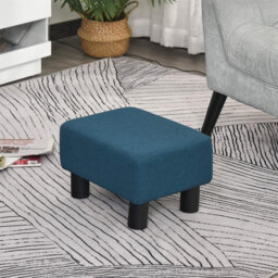 Yarger 40cm Wide Rectangle Solid Colour Footstool Ottoman