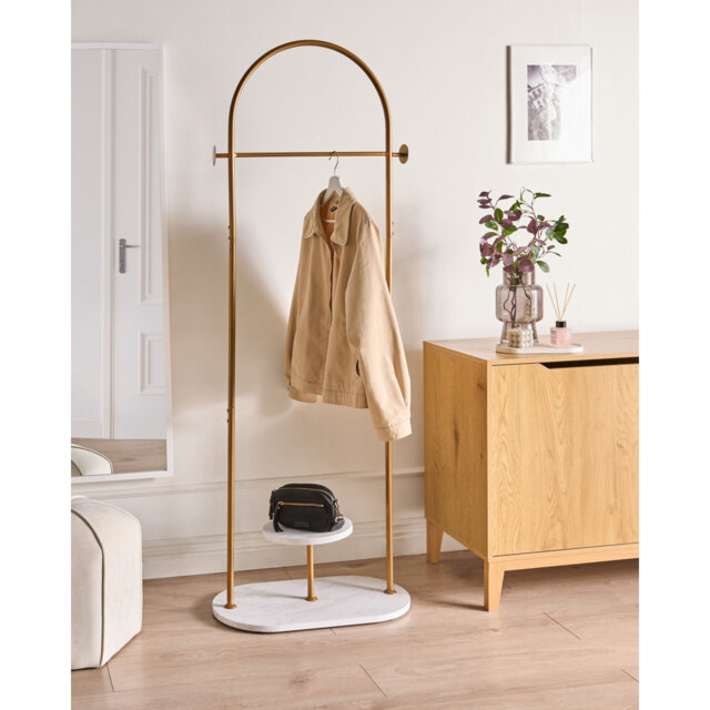 Steel Freestanding 2 - Hook Coat Rack