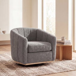 Upholstered Swivel Accent Chair