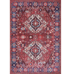 Traditional Area Rug Modern Non Slip Mat Large Entryway Rugs Washable Carpet Pad For Bedroom - 1307