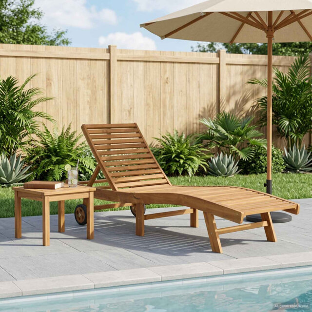 Sunlounger Outdoor Seating Patio Furniture Garden Lounger Poolside