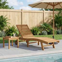 Sunlounger Outdoor Seating Patio Furniture Garden Lounger Poolside