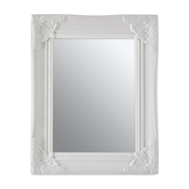 Rockwood White Wood Embossed Picture Frame