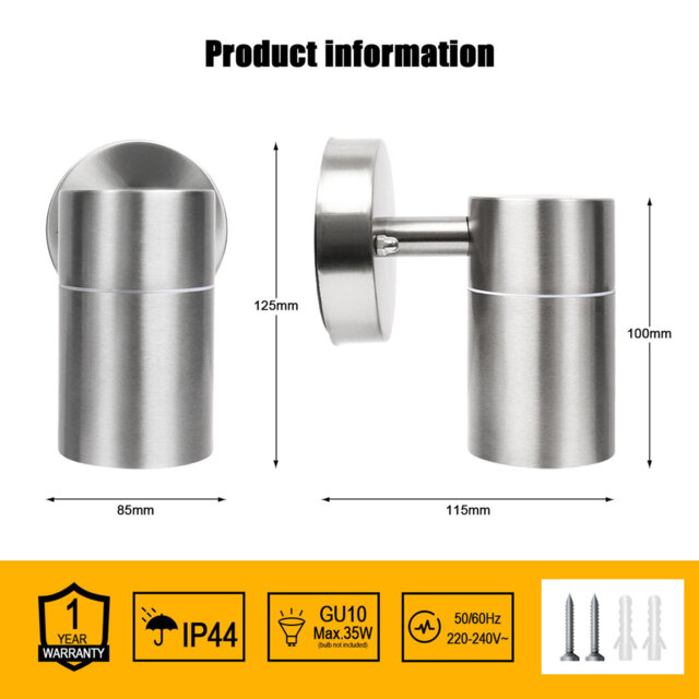 2 - Bulb Outdoor Sconce