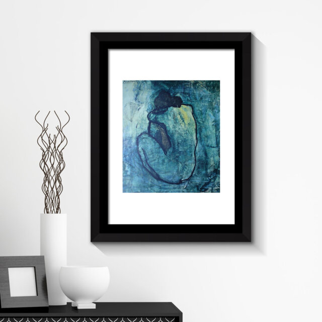 'Blue Nude' Framed Art Print Poster