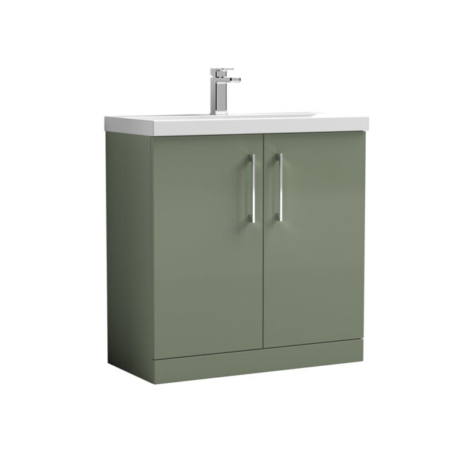 Arno 810mm Single Bathroom Vanity with Integrated Vitreous China Basin