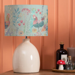 Bilbury Flock Ceramic Table Lamp
