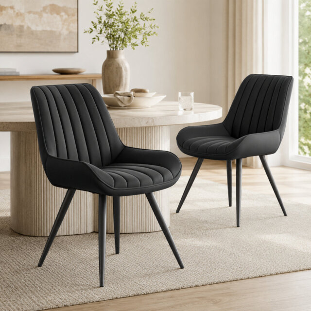 43.7cm H Polyester Upholstered Upholstered Back Side Chair