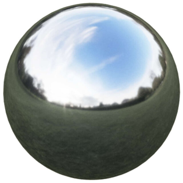 Gazing Ball Silver Stainless Steel 201 Decorative Ornaments Garden Home