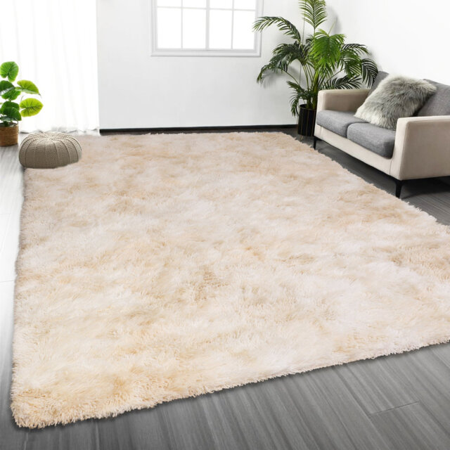 Plush Shaggy Area Rug â Soft High Pile Floor Rug For Living Room, Bedroom & Lounge