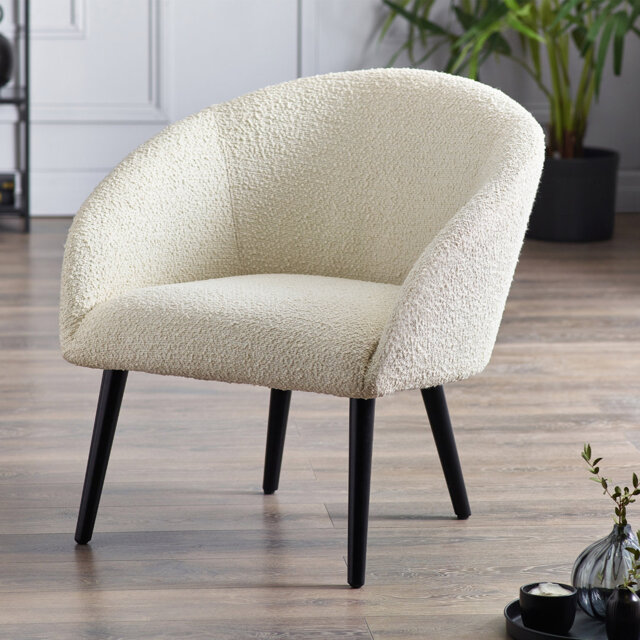 Nakita 71cm Wide Tufted Polyester Tub Chair