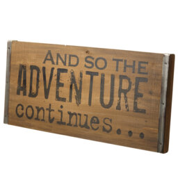 Hassie Text & Numbers Decorative Plaque / Box Sign