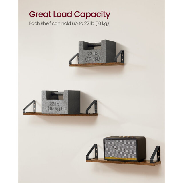 3 Piece Floating Shelf