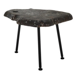 Charcoal Teak Side Table