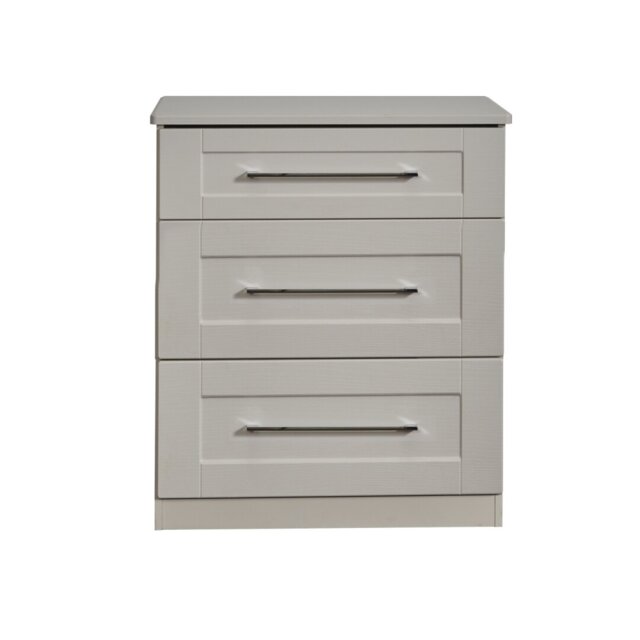 Fully Assembled Yentin 3 Drawer 76.5Cm W Chest of Drawers