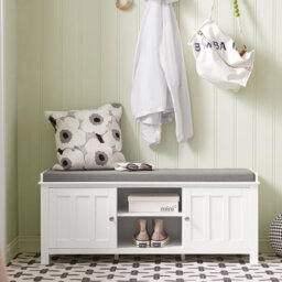 Olympia Polyester Upholstered Storage Bench