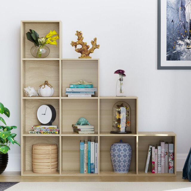128cm H x 128cm W Cube Bookcase