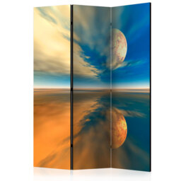 Glendean 135cm W x 172cm H 3 - Panel Solid Wood Folding Room Divider