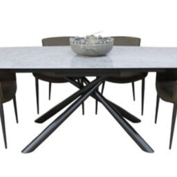 Solid Wood Base Dining Table