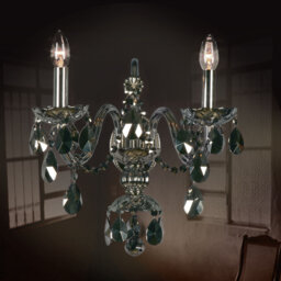 Beiler Glass Candle Wall Light