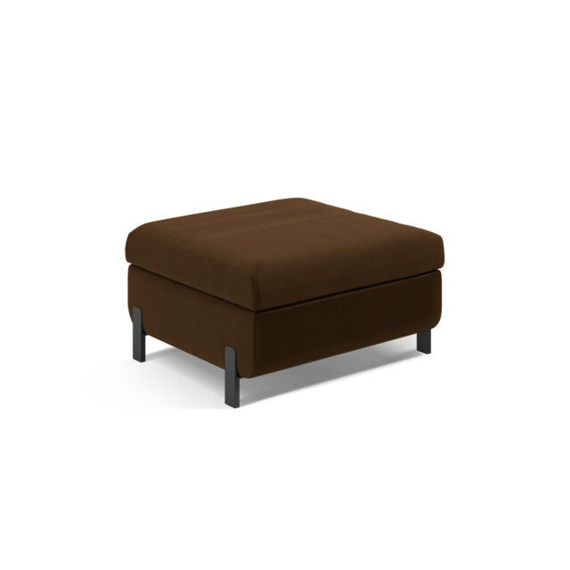 Rosaisela 72cm Wide Velvet Solid Colour Pouffe Ottoman
