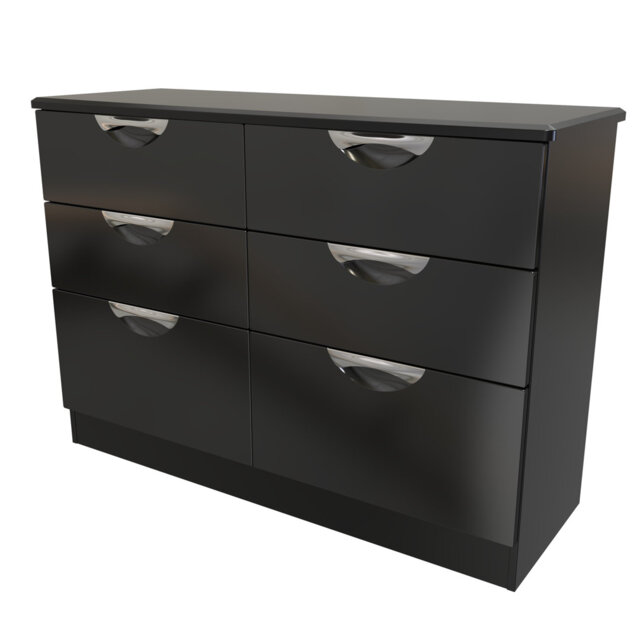 Fully Assembled Leodis 6 - Drawer Chest of Drawers