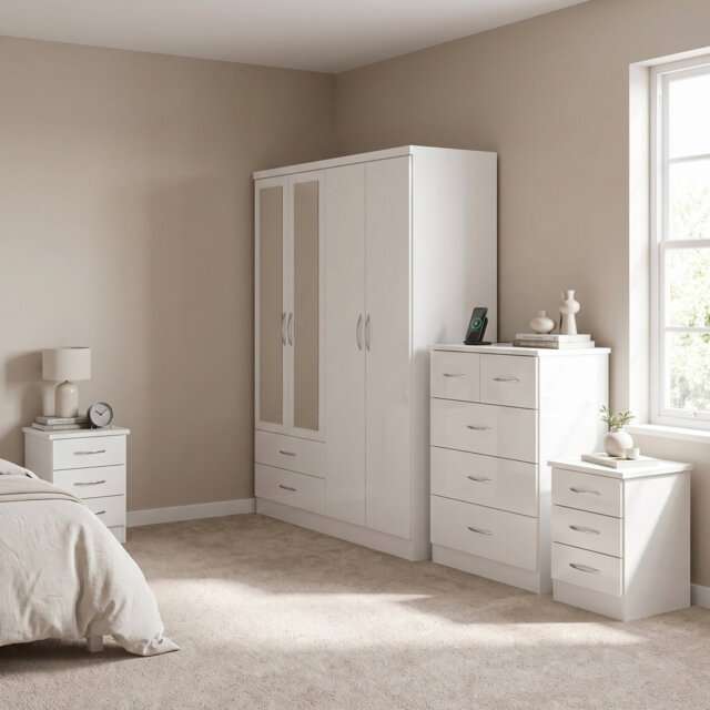 Cascio 4 Piece Bedroom Set