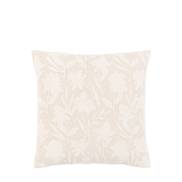 Ewen Floral Cushion Taupe 450x450mm
