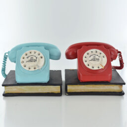 1970''s Telephone Bookends