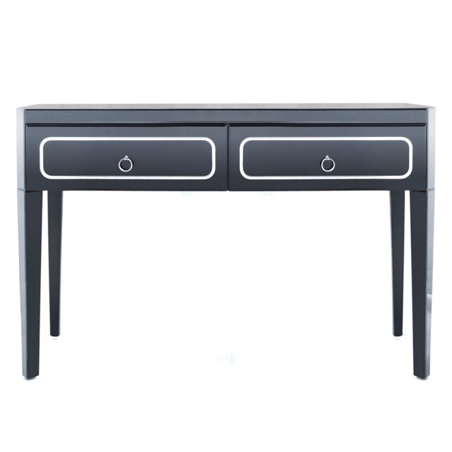 Barber 118cm Glass Top Console Table